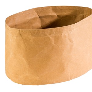Kraftpapier broodmand "Paperbag" beige 300x200x180mm